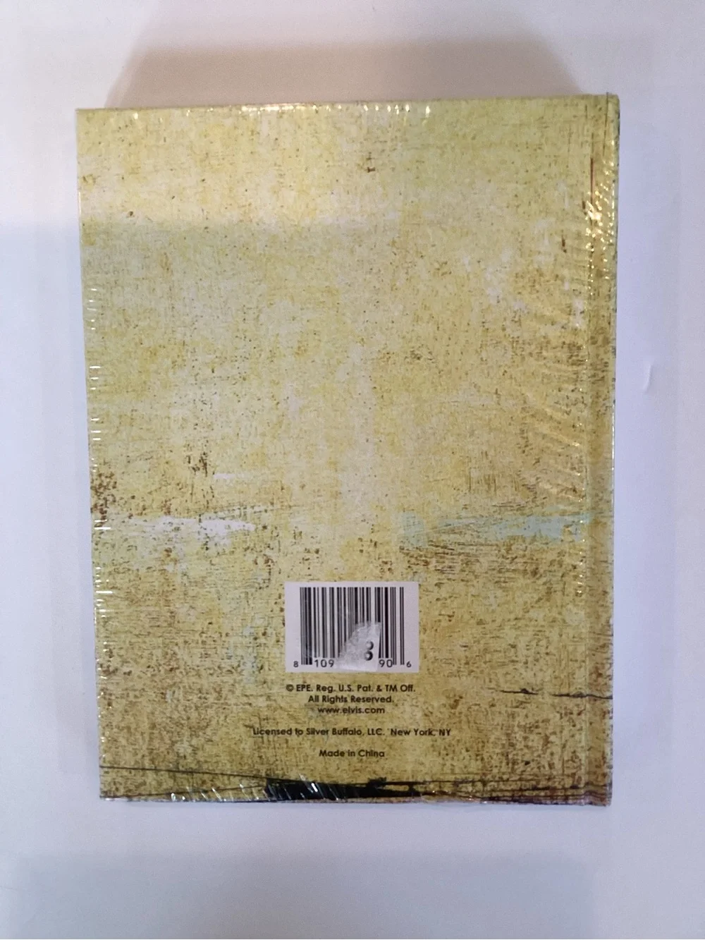 Elvis Presley Blue Portrait Hardcover Journal - Signature Design